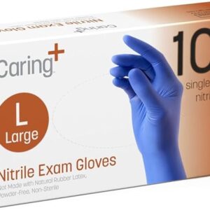 Caring Nitrile Exam Gloves