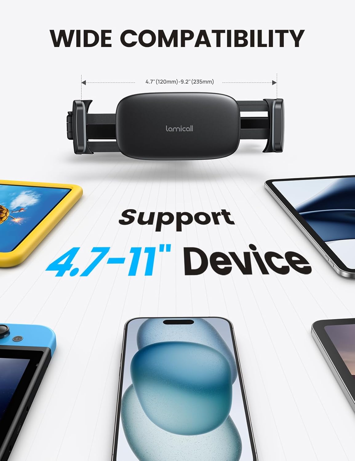 Lamicall Car Headrest Tablet Holder - Image 2