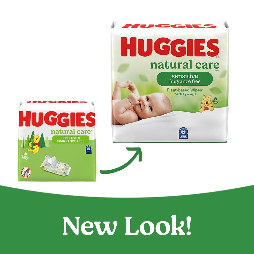 Huggies Natural Care Sensitive Baby Wipes - Image 2