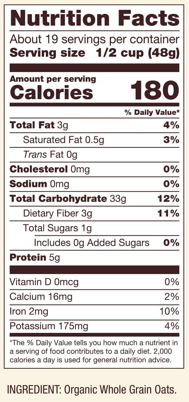 Bob's Red Mill Organic Old Fashioned Rolled Oats, 32oz (Pack of 1) - Non GMO, Whole Grain, Vegan, Kosher - Image 7