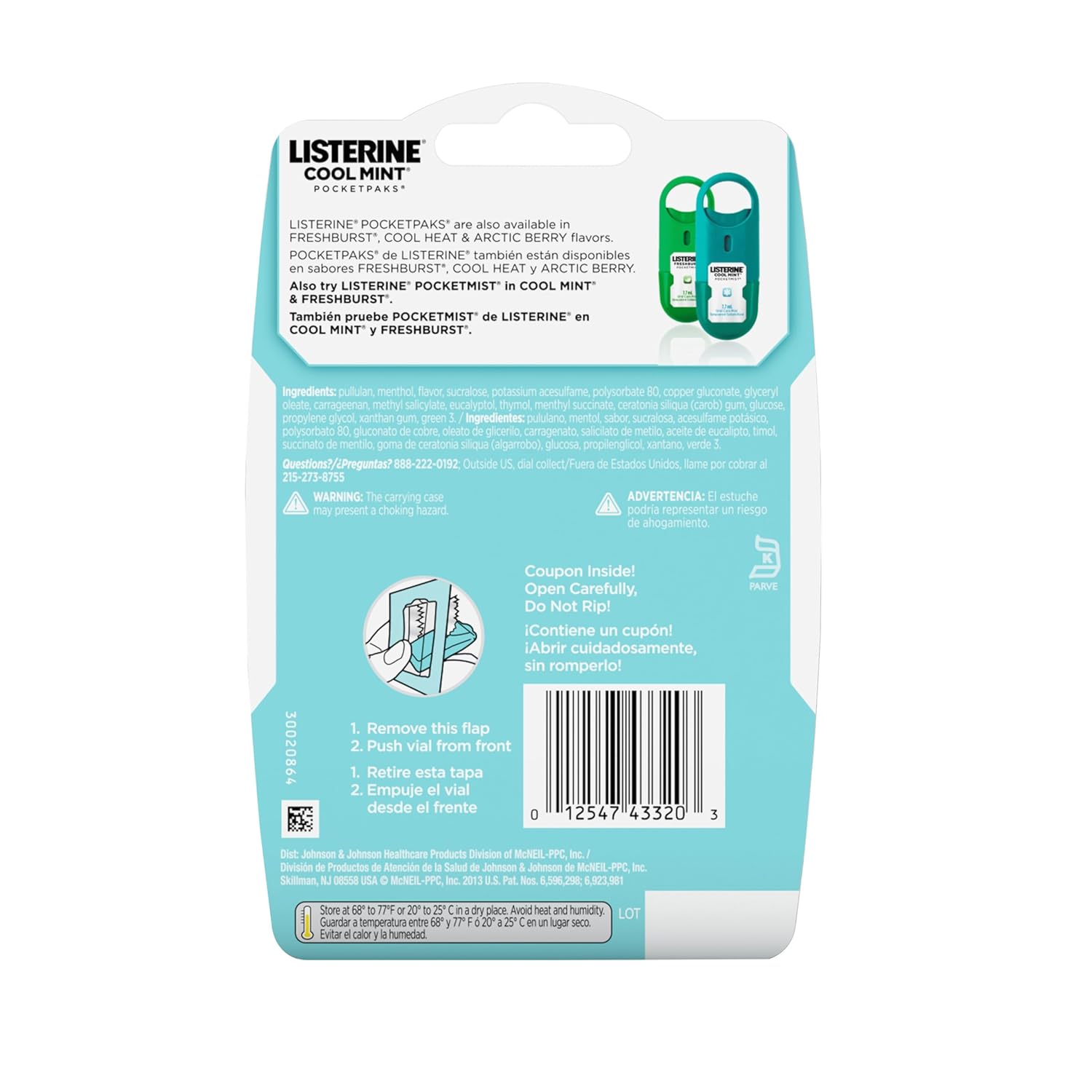 Listerine PocketPaks Cool Mint Breath Strips - Image 2