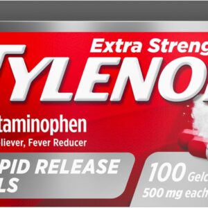 Tylenol Extra Strength Acetaminophen Rapid Release Gels