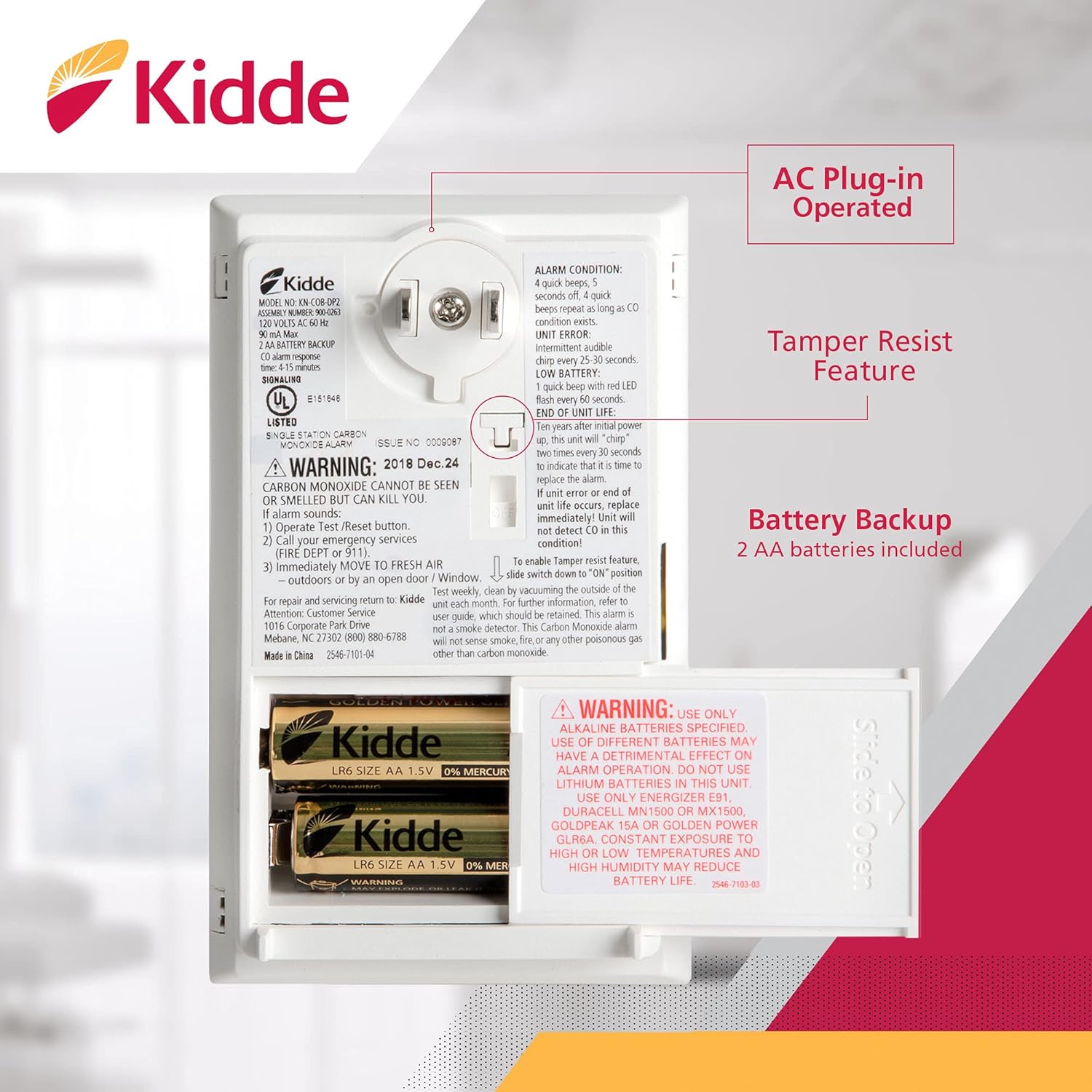 Kidde Carbon Monoxide Detector - Image 3