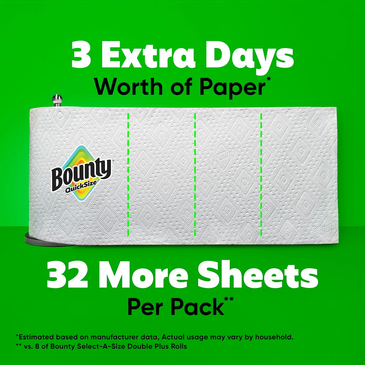 Bounty Quick Size Paper Towels - Image 2