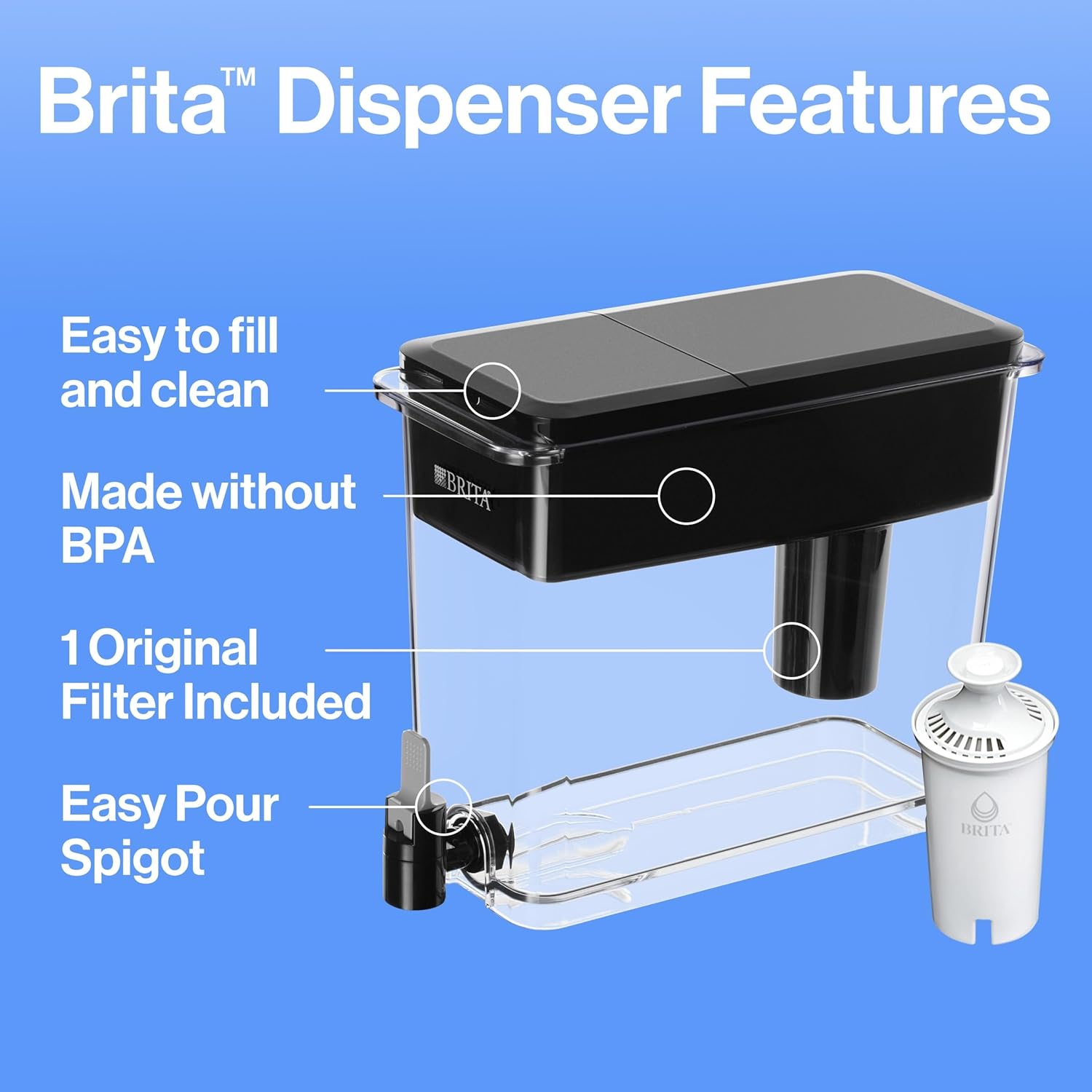 Brita UltraMax Large Water Dispenser - Image 3