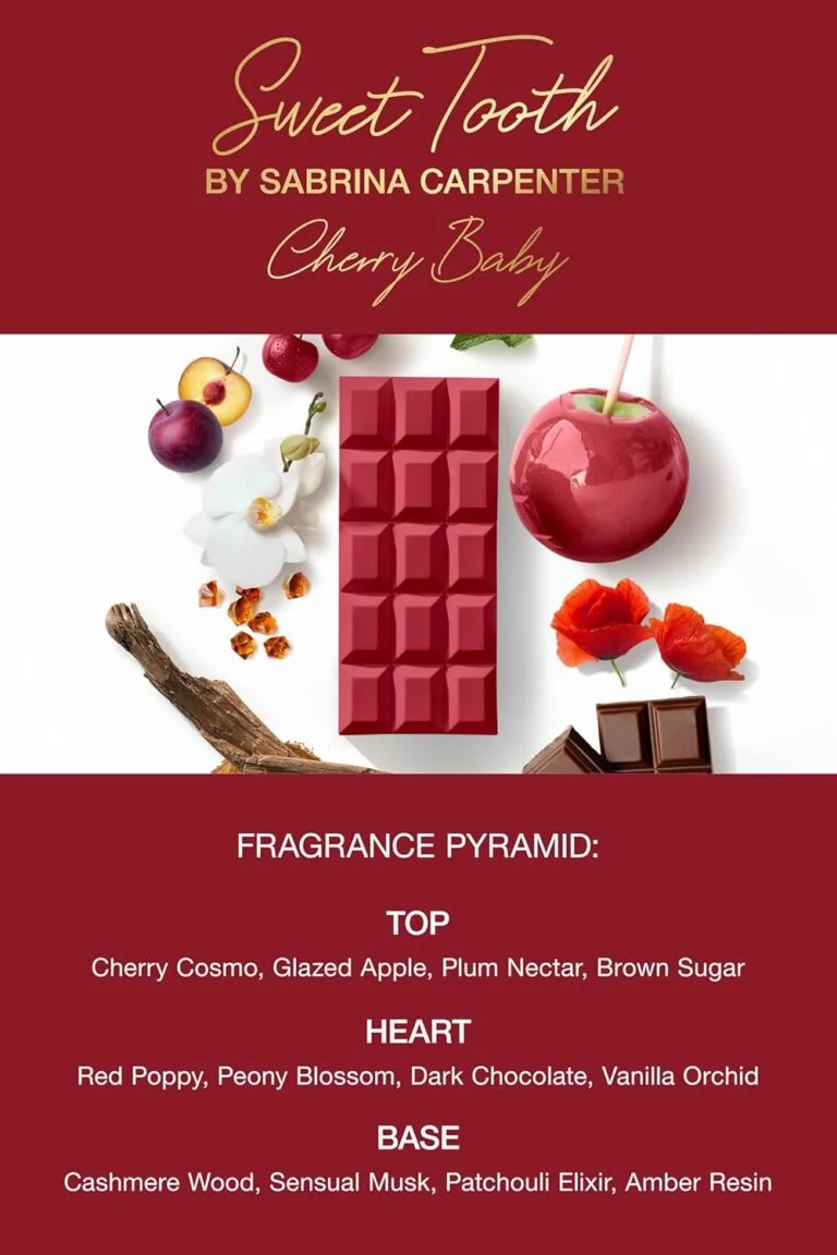 SCENT BEAUTY SABRINA CARPENTER EAU DE PARFUM CHERRY BABY 1 FL.OZ 30ML - Image 3